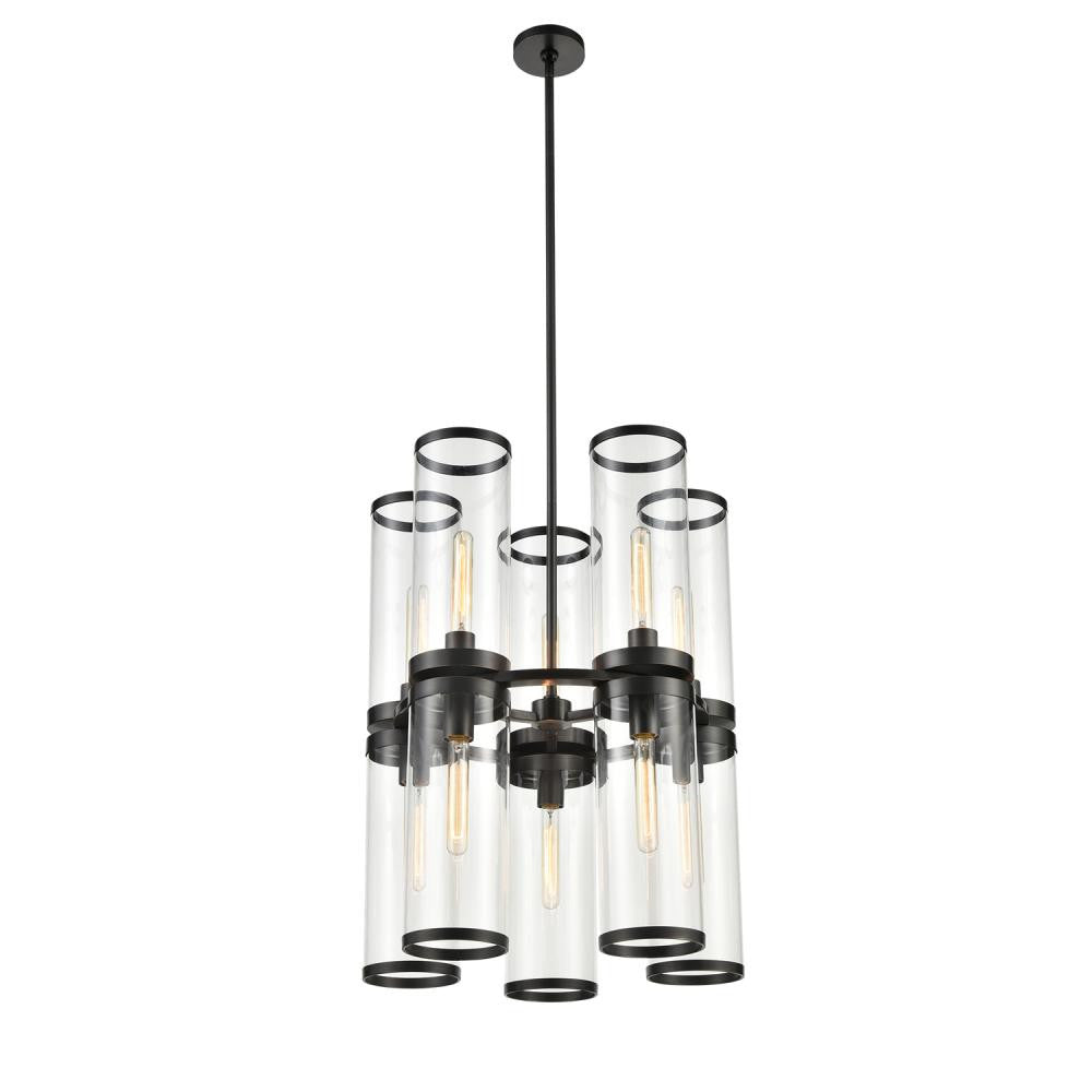 Alora Lighting Revolve II Chandelier Urban Bronze