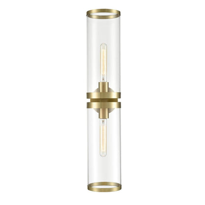 Alora Lighting Revolve II 2 Lights Wall/Vanity Light Natural Brass