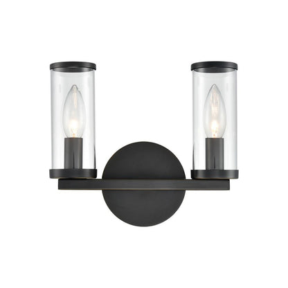 Alora Lighting Revolve 2 Light Wall/Vanity Light Urban Bronze