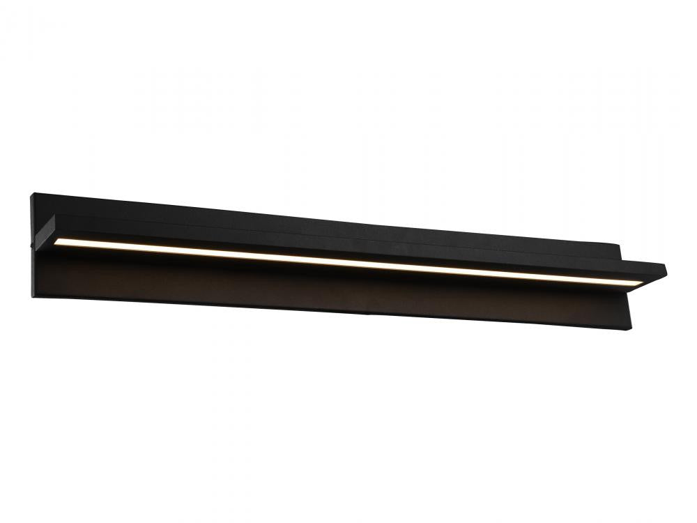 Matteo Lighting Beam 2-Light LED Bath Bar Vanity Dark Gray