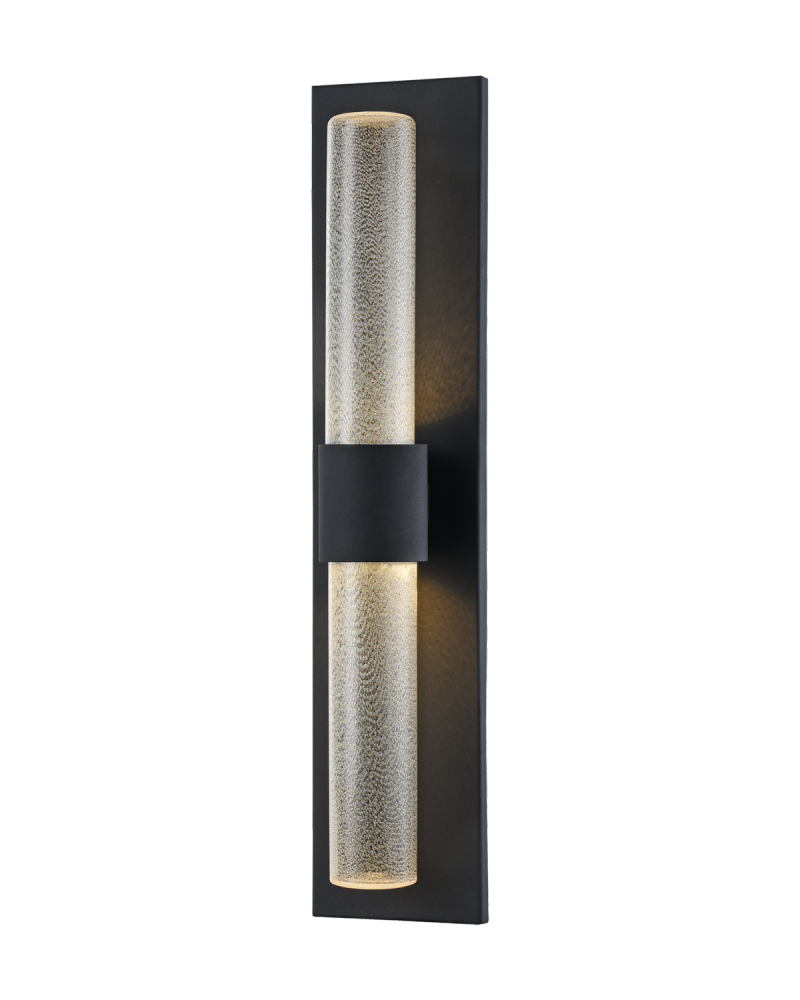 Matteo Lighting Likwid 2-Light 23-in LED Vanity Black, Matte Black