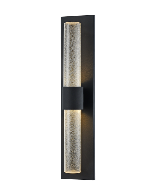 Matteo Lighting Likwid 2-Light 23-in LED Vanity Black, Matte Black