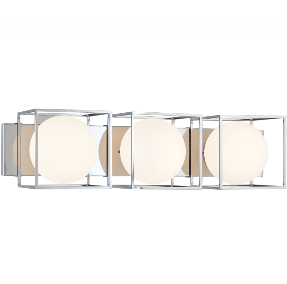 Matteo Lighting Squircle 3-Light Vanity Black