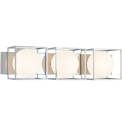 Matteo Lighting Squircle 3-Light Vanity Black