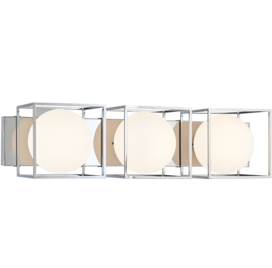 Matteo Lighting Squircle 3-Light Vanity Black
