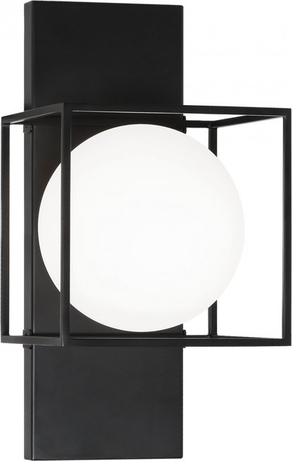 Matteo Lighting Squircle 14-in Middle Wall Sconce Black