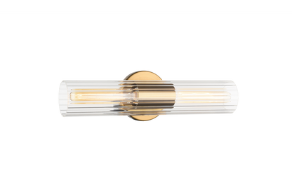 Matteo Lighting Odette 2-Light 16-in Vanity Aged Brass