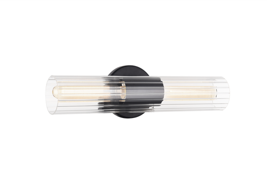 Matteo Lighting Odette Wall Sconce in Black, 4.75"W (S05401BK)