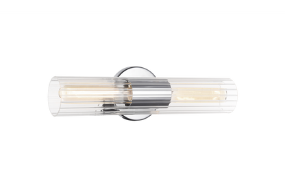 Matteo Lighting Odette 2-Light 16-in Vanity Chrome