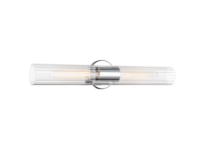 Matteo Lighting Odette 2-Light 24-in Vanity Chrome