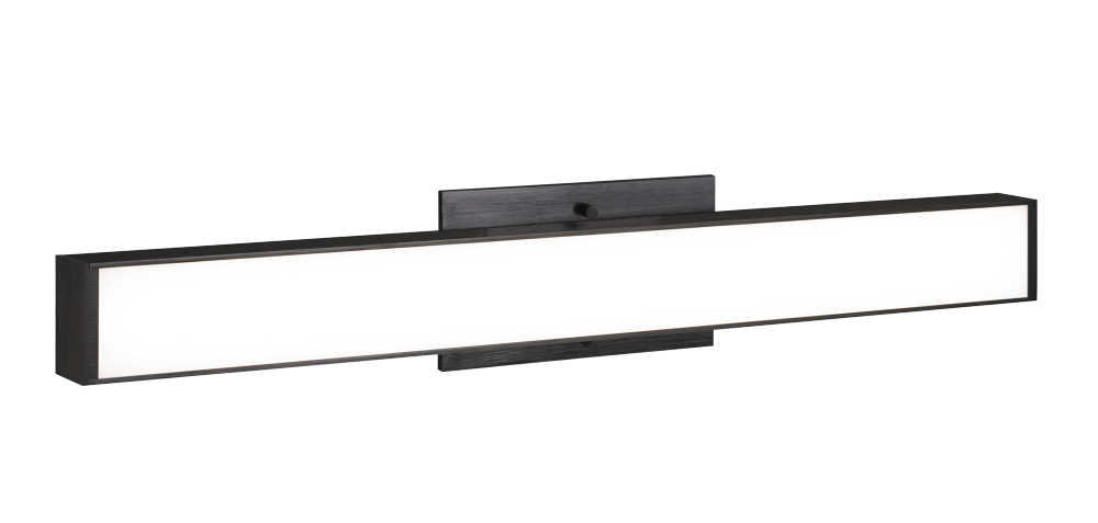 Matteo Lighting Millare 23-in LED Vanity Light Black, Oxidized Black