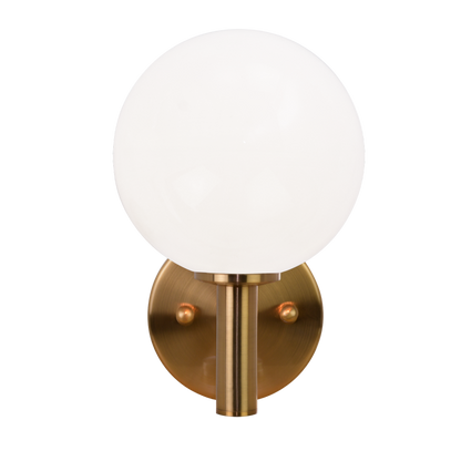 Matteo Lighting Cosmo 1-Light 10-in Wall Sconce Brass, Aged Brass