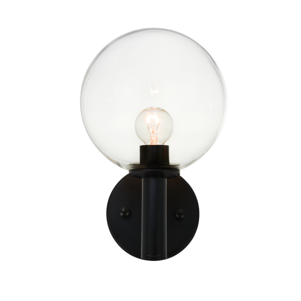 Matteo Lighting Cosmo 1-Light 10-in Wall Sconce Black