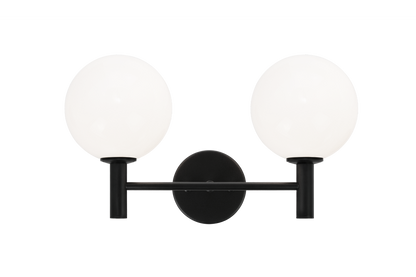 Matteo Lighting Cosmo 2-Light Vanity Black