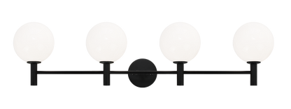Matteo Lighting Cosmo 4-Light Vanity Black
