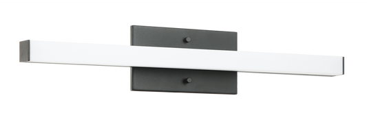 Matteo Lighting Madoire 1-Light Wall Sconce in Matte Black, 23"W (S07423MB)