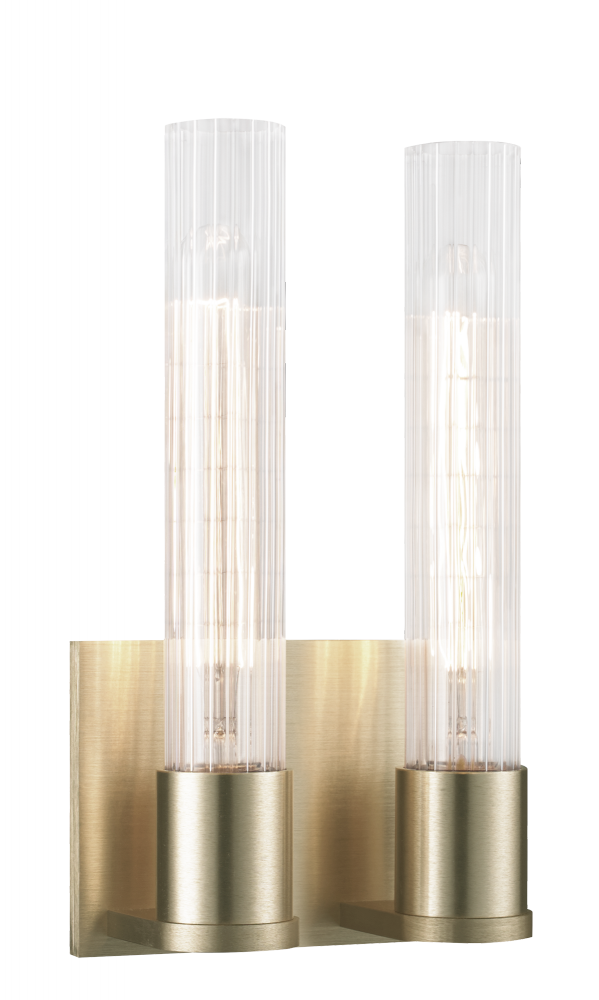 Matteo Lighting Lyndon 2-Light Vanity Oxidized Gold