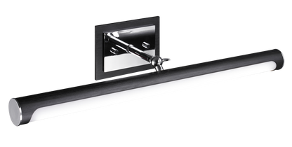 Matteo Lighting Lexon LED Picture Light Oxidized Black, Chrome