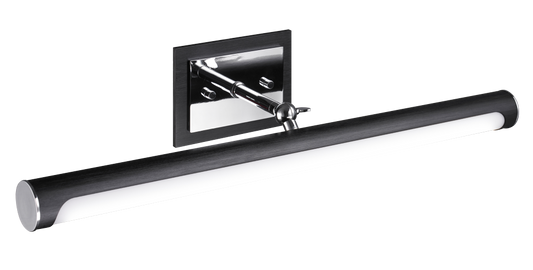 Matteo Lighting Lexon LED Picture Light Oxidized Black, Chrome