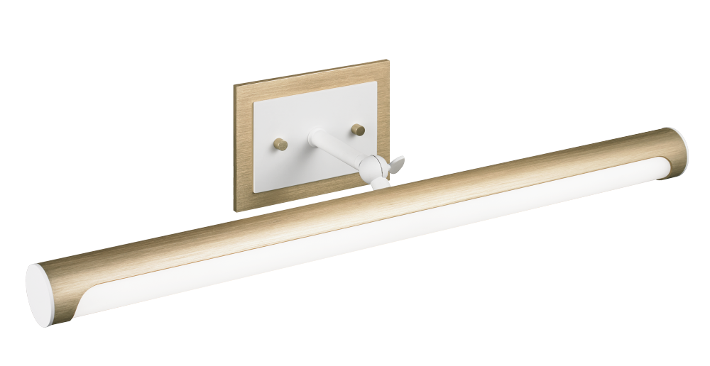 Matteo Lighting Lexon LED Vanity Light Gold, Oxidized Gold, White