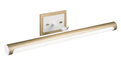 Matteo Lighting Lexon LED Vanity Light Gold, Oxidized Gold, White