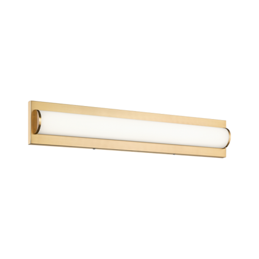 Matteo Lighting Psyra 24-in LED Vanity Light Aged Brass