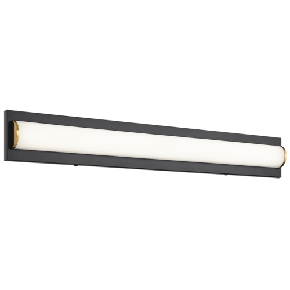 Matteo Lighting Psyra 34-in LED Vanity Light Black