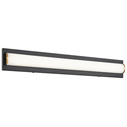 Matteo Lighting Psyra 34-in LED Vanity Light Black