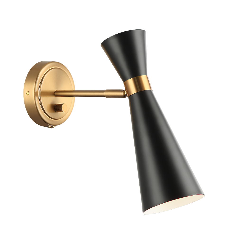 Matteo Lighting Blaze 12-in Wall Sconce Black