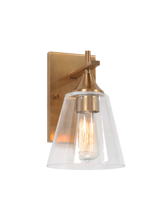 Matteo Lighting Hollis Wall Sconce Aged Brass