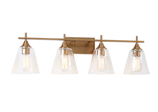 Matteo Lighting Hollis 4-Light Vanity Aged Brass