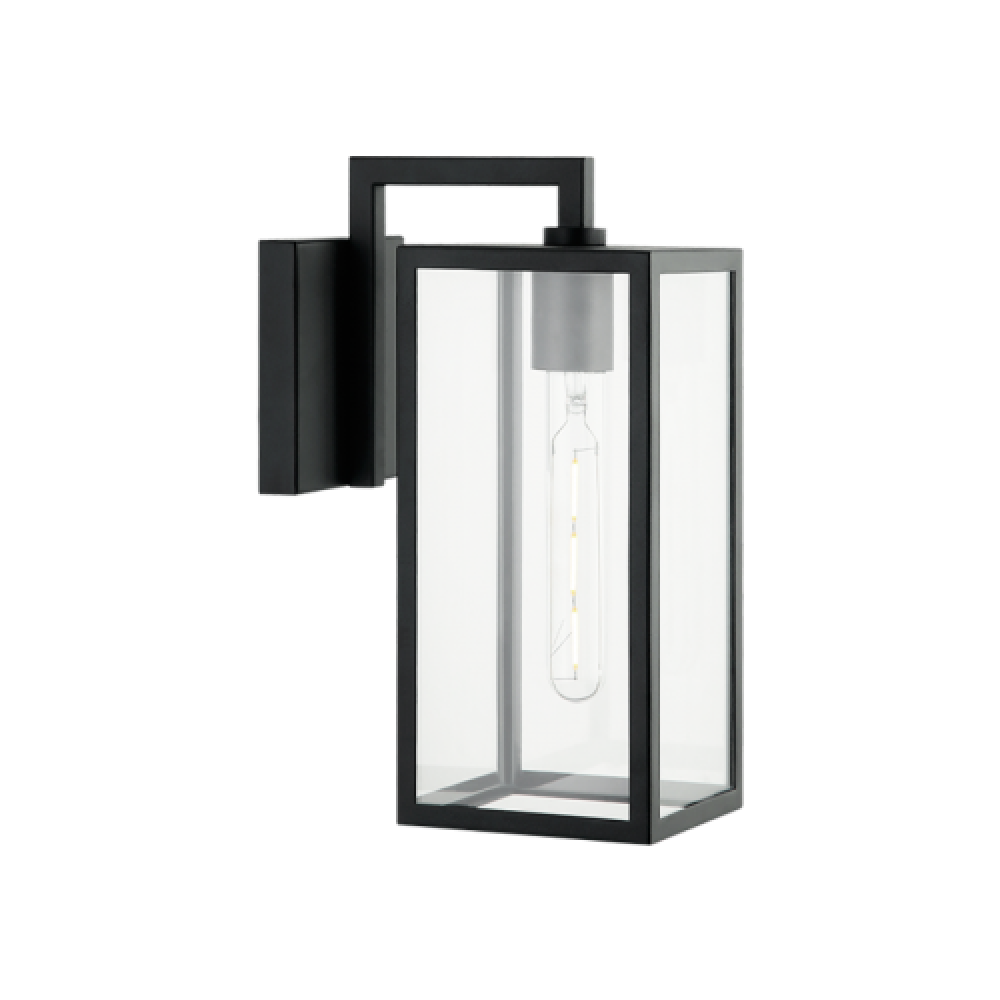 Matteo Lighting Camber 12-in Outdoor Wall Lantern Matte Black