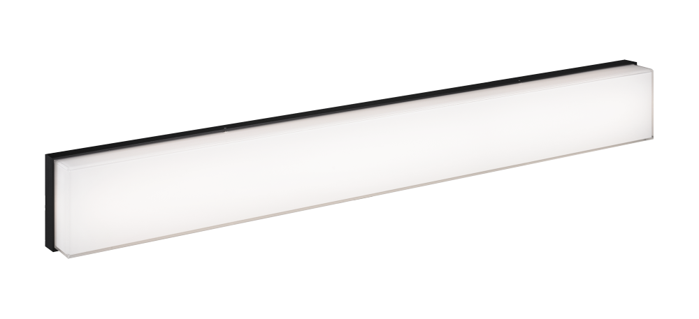 Matteo Lighting Kabu 34-in LED Vanity Light Oxidized Black