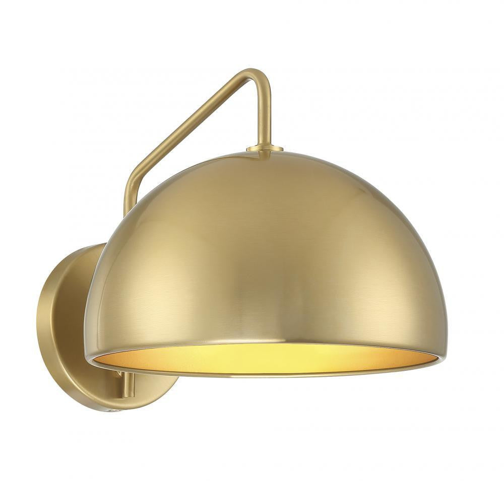 Savoy House 1-light Wall Sconce Natural Brass