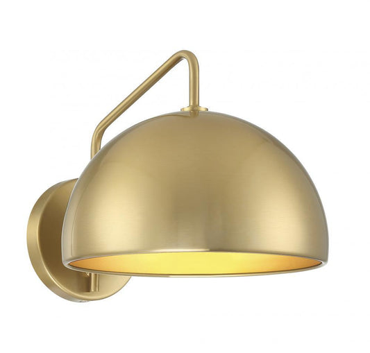 Savoy House 1-light Wall Sconce Natural Brass