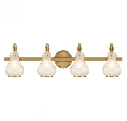 Savoy House Adams 4-Light Bath Vanity Warm Brass