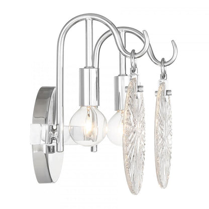Savoy House Addison 2-Light Bathroom Vanity Light in Polished Chrome, Savoy House 8-3981-2-11 ALXMD