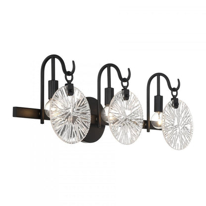 Savoy House Addison 3-Light Bathroom Vanity Light in Matte Black, Savoy House 8-3981-3-BK ALXMJ