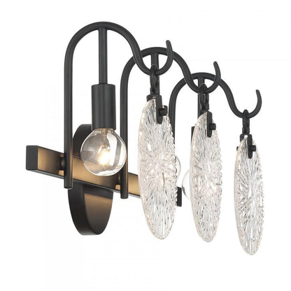Savoy House Addison 3-Light Bathroom Vanity Light in Matte Black, Savoy House 8-3981-3-BK ALXMJ