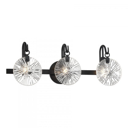 Savoy House Addison 3-Light Bathroom Vanity Light in Matte Black, Savoy House 8-3981-3-BK ALXMJ