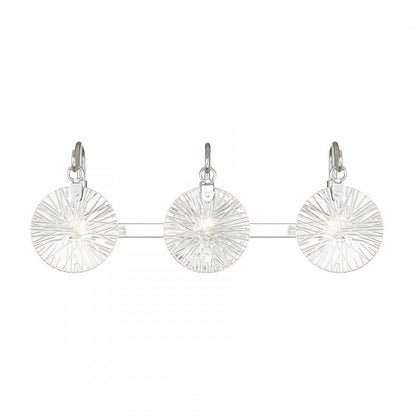 Savoy House Addison 3-Light Bathroom Vanity Light Polished Chrome