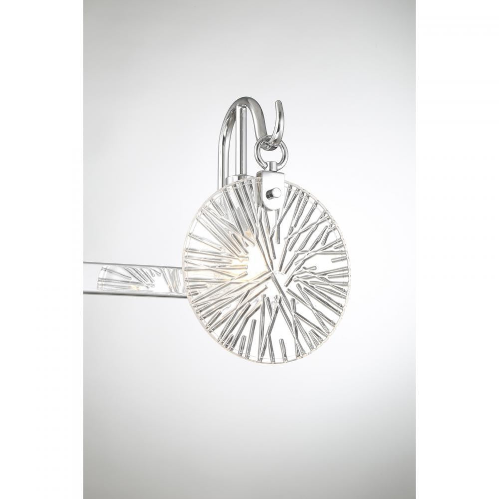 Savoy House Addison 3-Light Bathroom Vanity Light in Polished Chrome, Savoy House 8-3981-3-11 ALXMG