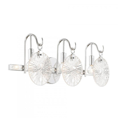 Savoy House Addison 3-Light Bathroom Vanity Light in Polished Chrome, Savoy House 8-3981-3-11 ALXMG