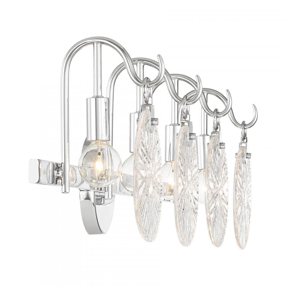 Savoy House Addison 4-Light Bathroom Vanity Light Warm Brass