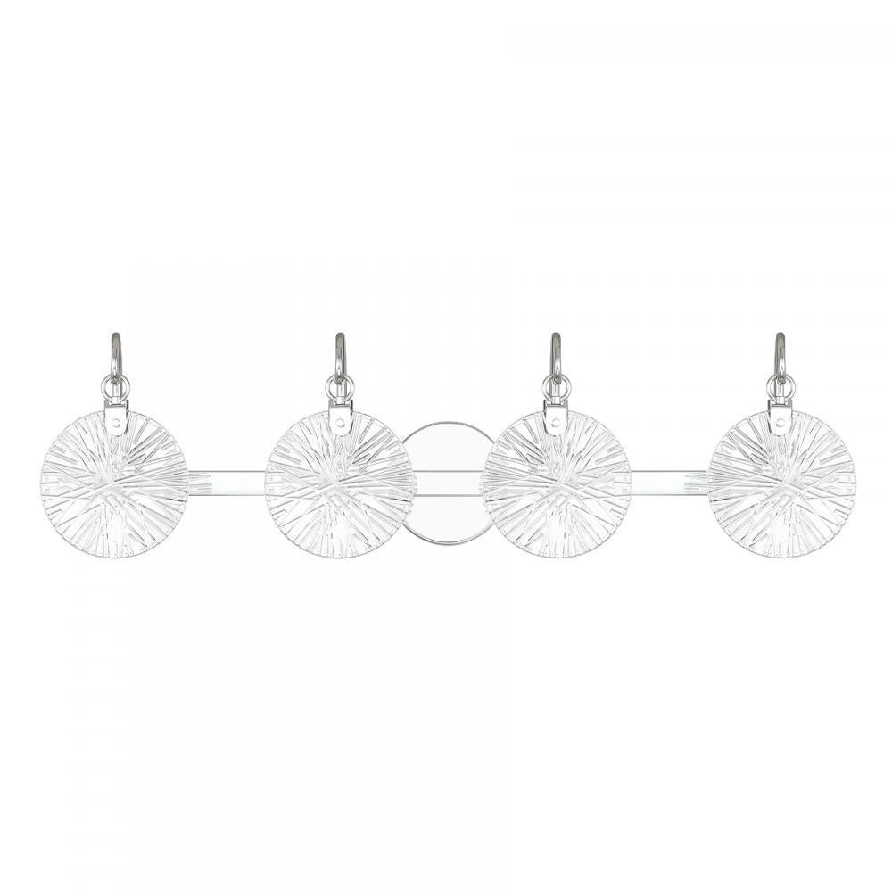 Savoy House Addison 4-Light Bathroom Vanity Light in Polished Chrome, Savoy House 8-3981-4-11 ALXMK
