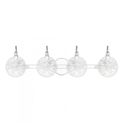 Savoy House Addison 4-Light Bathroom Vanity Light in Polished Chrome, Savoy House 8-3981-4-11 ALXMK