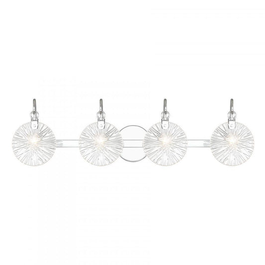 Savoy House Addison 4-Light Bathroom Vanity Light Polished Chrome