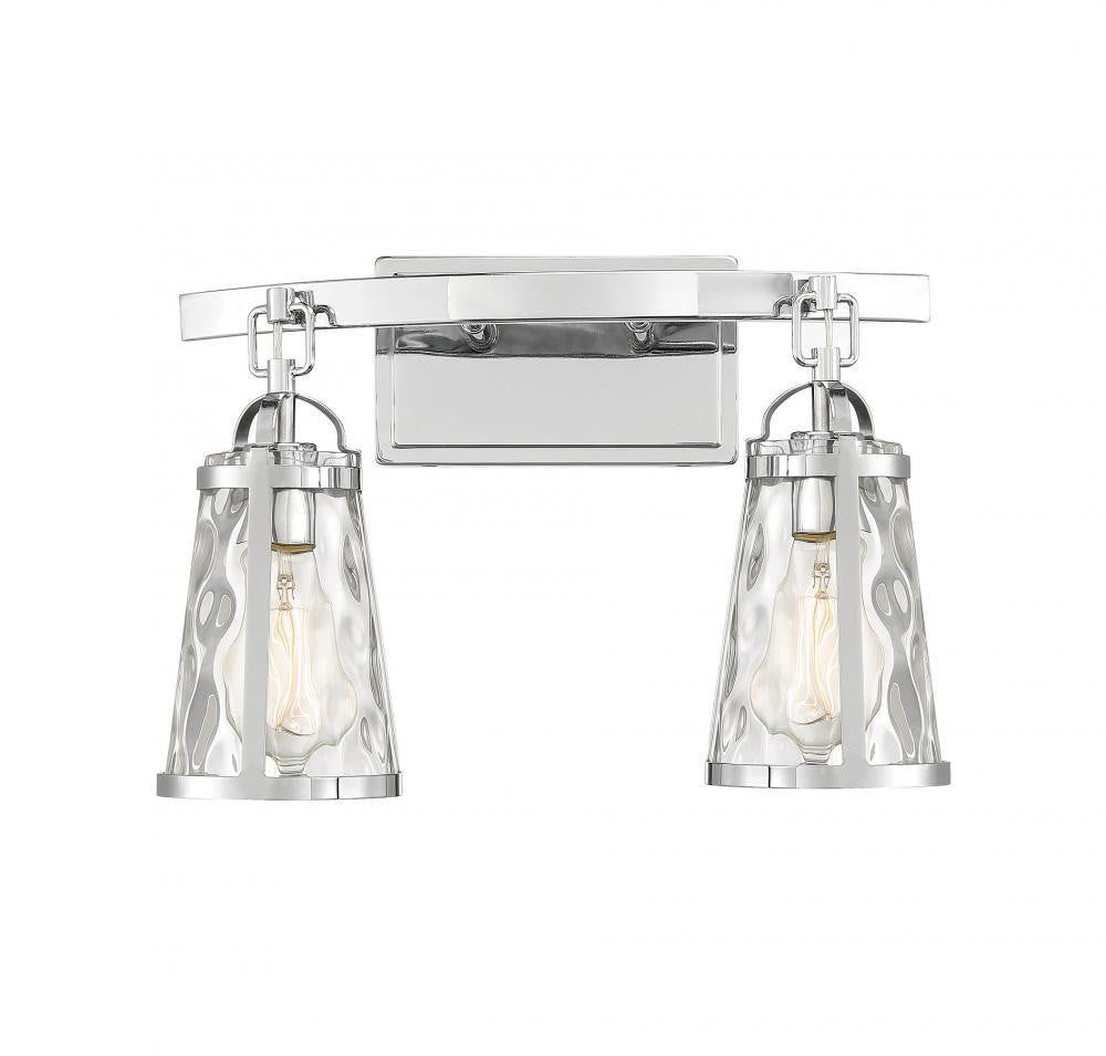 Savoy House Albany 2-Light Bath Vanity Polished Chrome