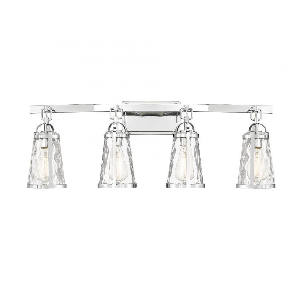 Savoy House Albany 4-Light Bath Vanity Polished Chrome