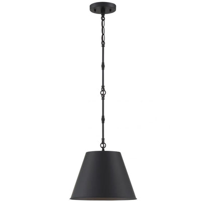 Savoy House Alden 12-in Pendant Black